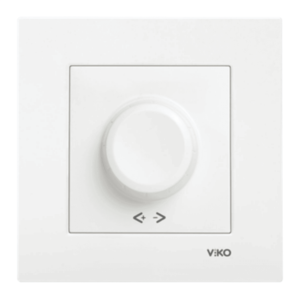 Viko Karre Rotatif Dimmer - Beyaz (600W) RL (Çerçeve Hariç) 90967047