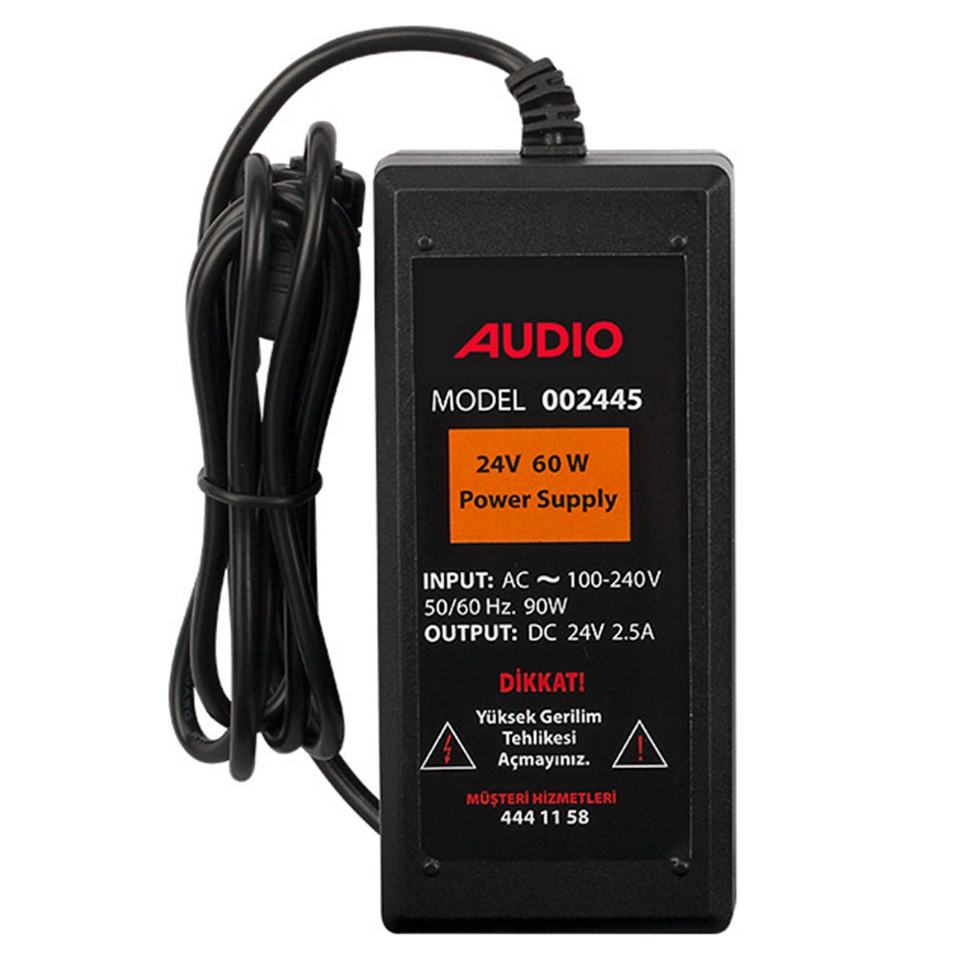 AUDIO 002445 Güç Kaynağı 60W 24V Switch Mode