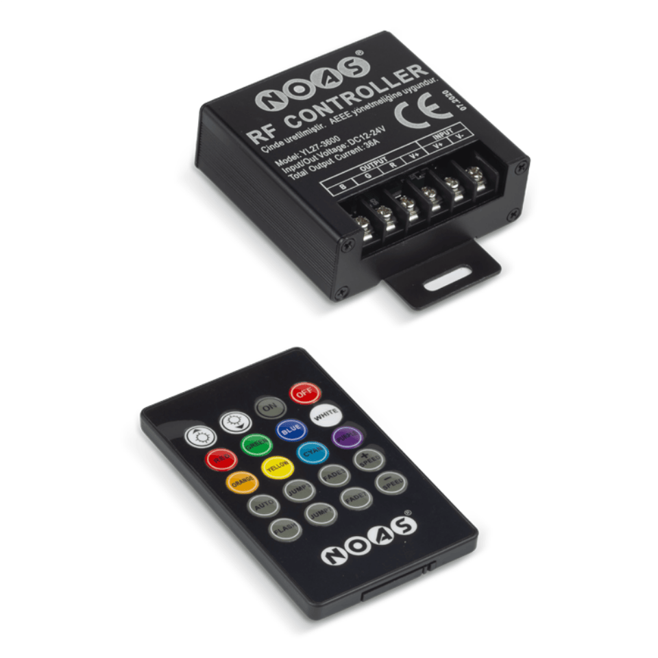 Noas YL27-3600 12-24V 36A RF RGB Kumanda