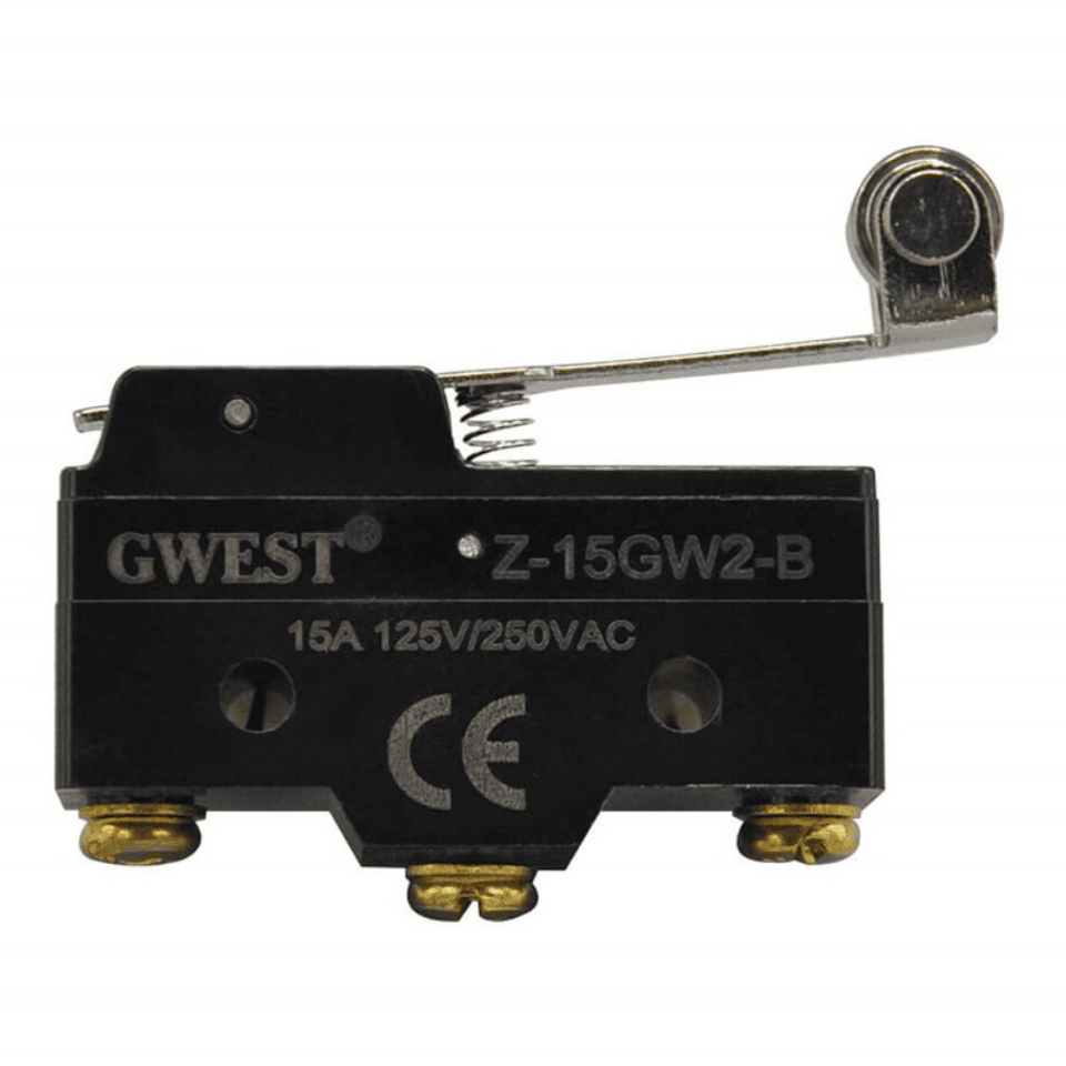 GWEST 6815 AZ-15GW2-B Mikro Switch (Uzun Palet Metal Makaralı)