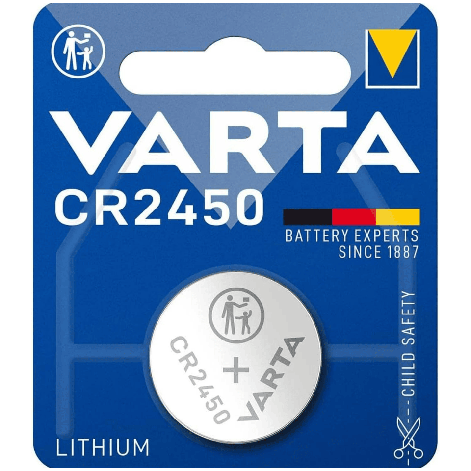 VARTA 6450 CR2450 3V Lithium Pil 1li