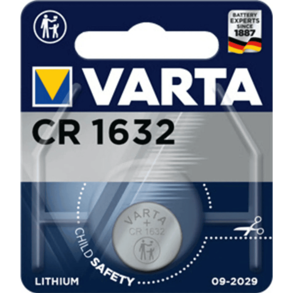 VARTA 6632 CR1632 3V Lithium Pil 1li