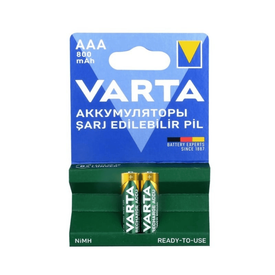 VARTA 56703 Ready2Use AAA 800 mAh İnce Kalem Pil 2'li