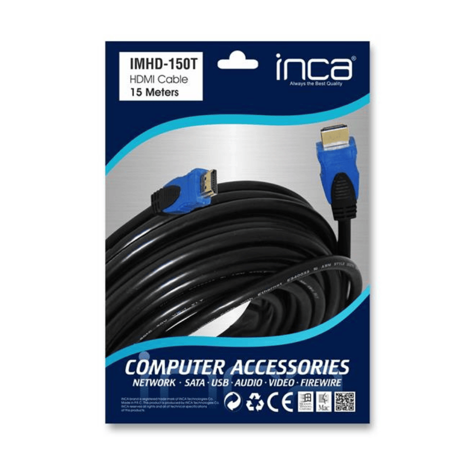 INCA IMHD-150T 4K 1.4V 3D Altın Uçlu HDMI Kablo 15M